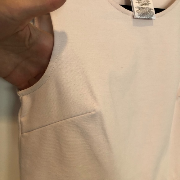 BCBGeneration Blush Pink Crop Top with Fringe - Picture 4 of 7